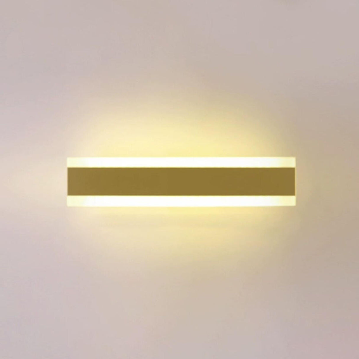 Minimalist LED Black Linear Metal Wall Light Sconce Image - 36