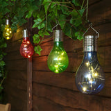 Minimalist LED Bulb Solar Outdoor Pendant Lights Image - 4