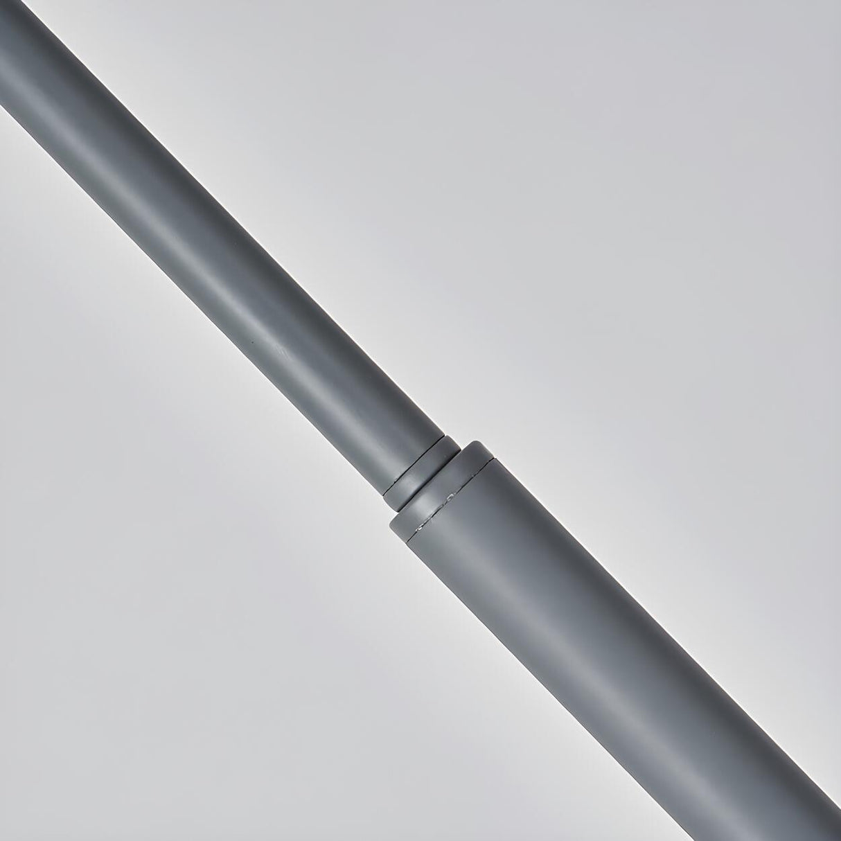 Minimalist LED Cylindrical Base Peak Floor Lamp Image - 10