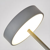 Minimalist LED Cylindrical Base Peak Floor Lamp Image - 11