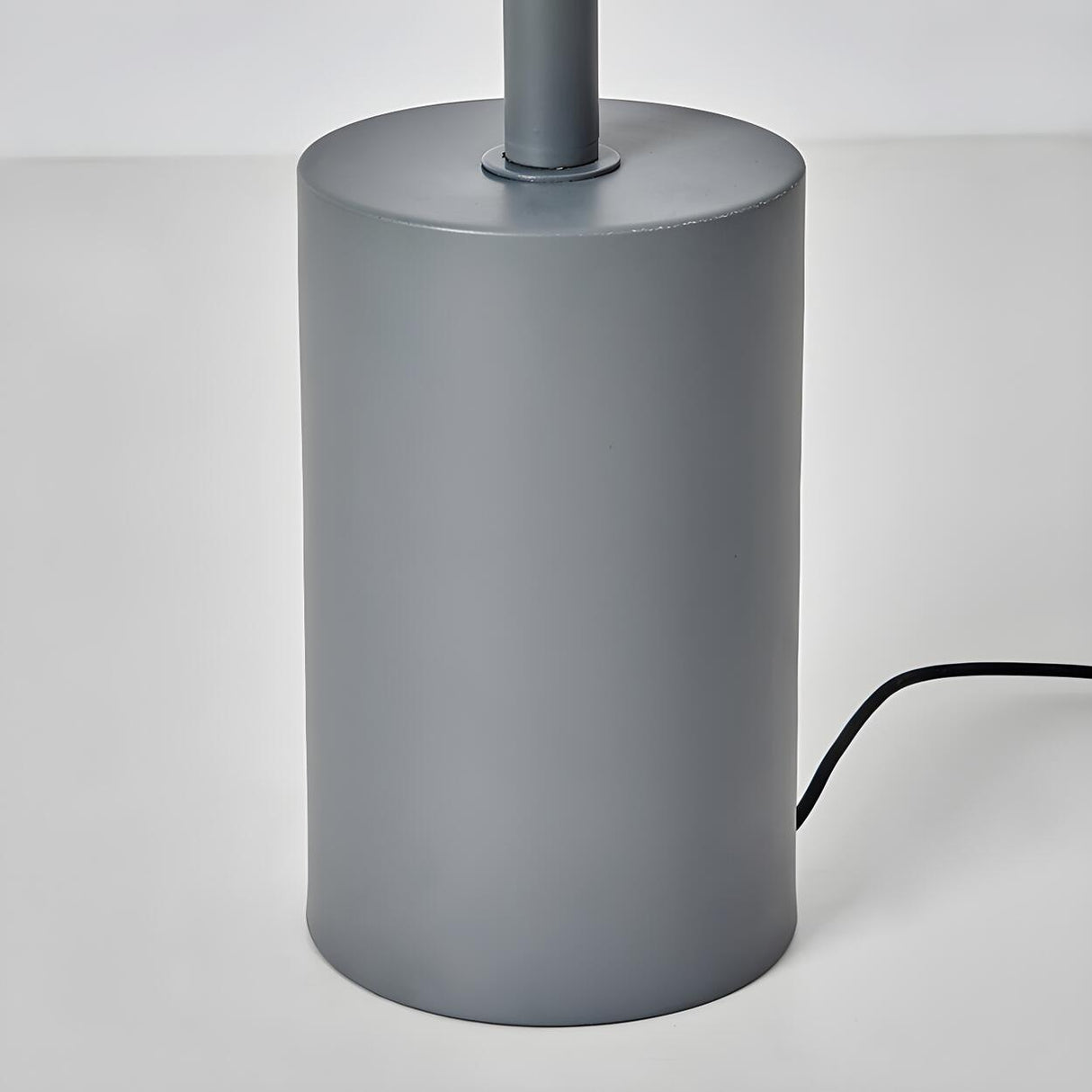 Minimalist LED Cylindrical Base Peak Floor Lamp Image - 12