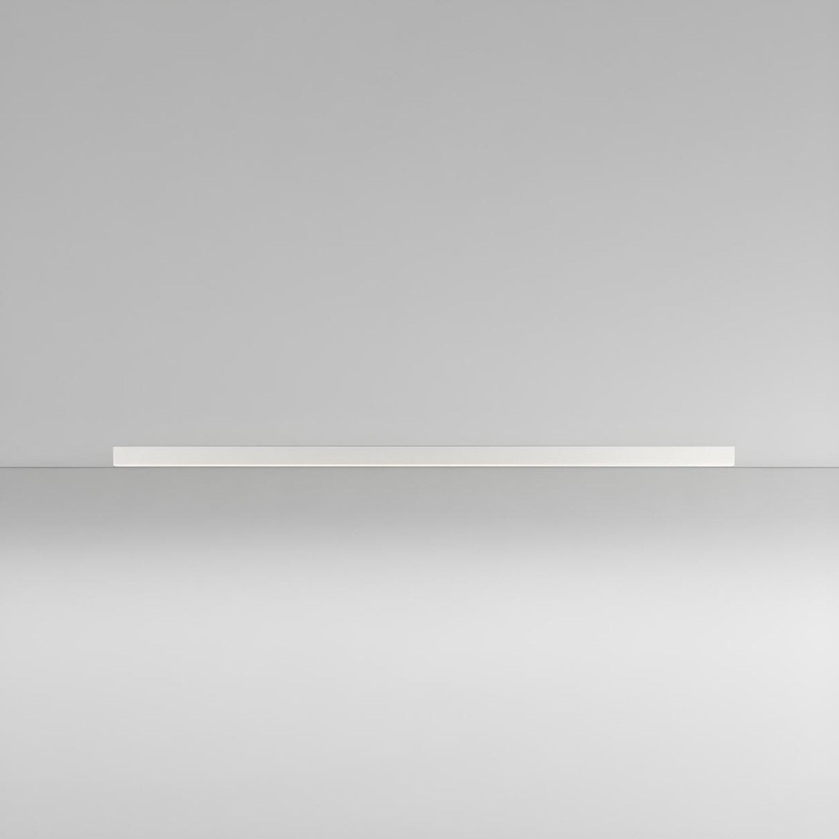 Minimalist Linear Black LED Flush Mount Ceiling Light Image - 7