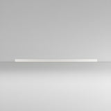 Minimalist Linear Black LED Flush Mount Ceiling Light Image - 7