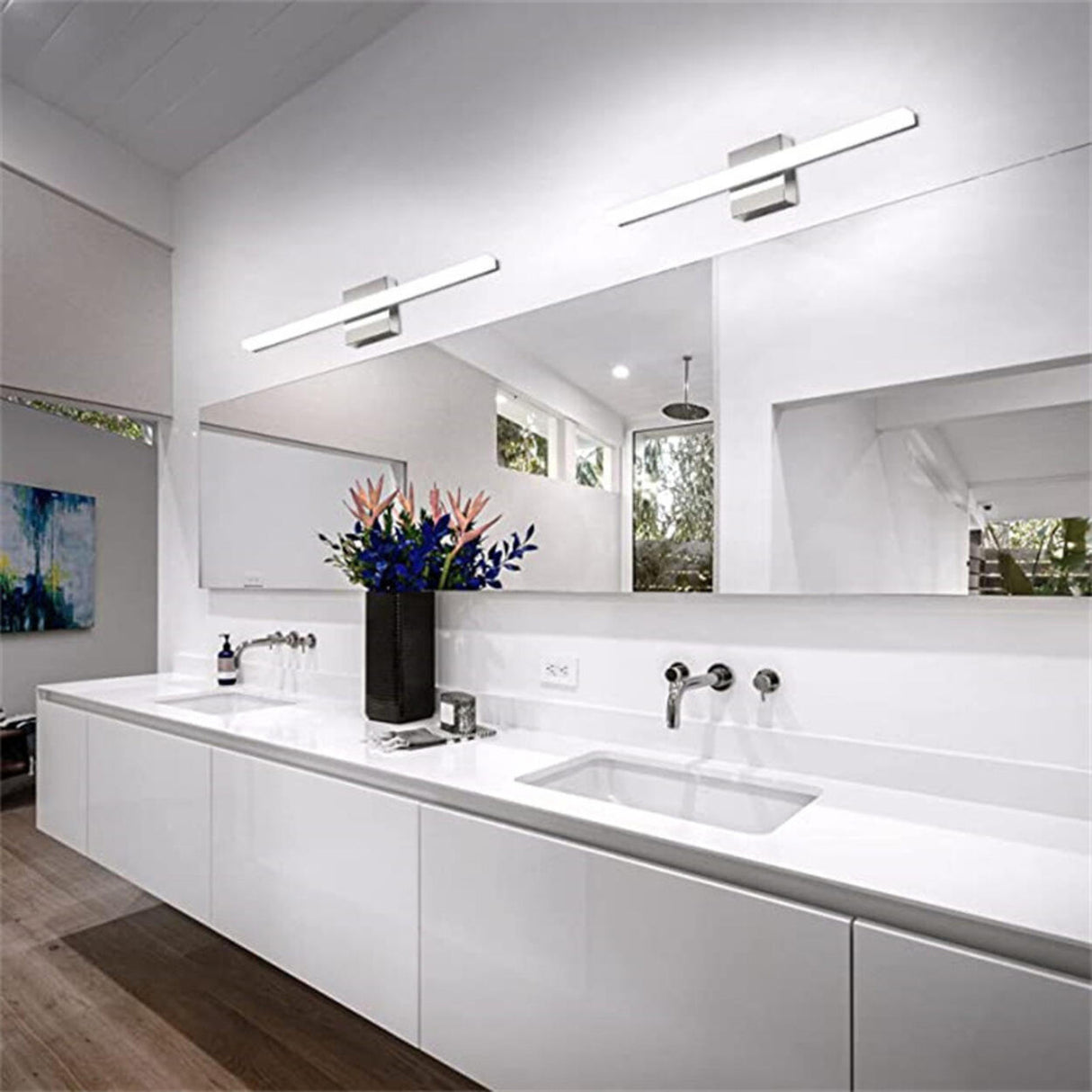 Minimalist Linear LED Bathroom Mirror Vanity Light  Image - 4