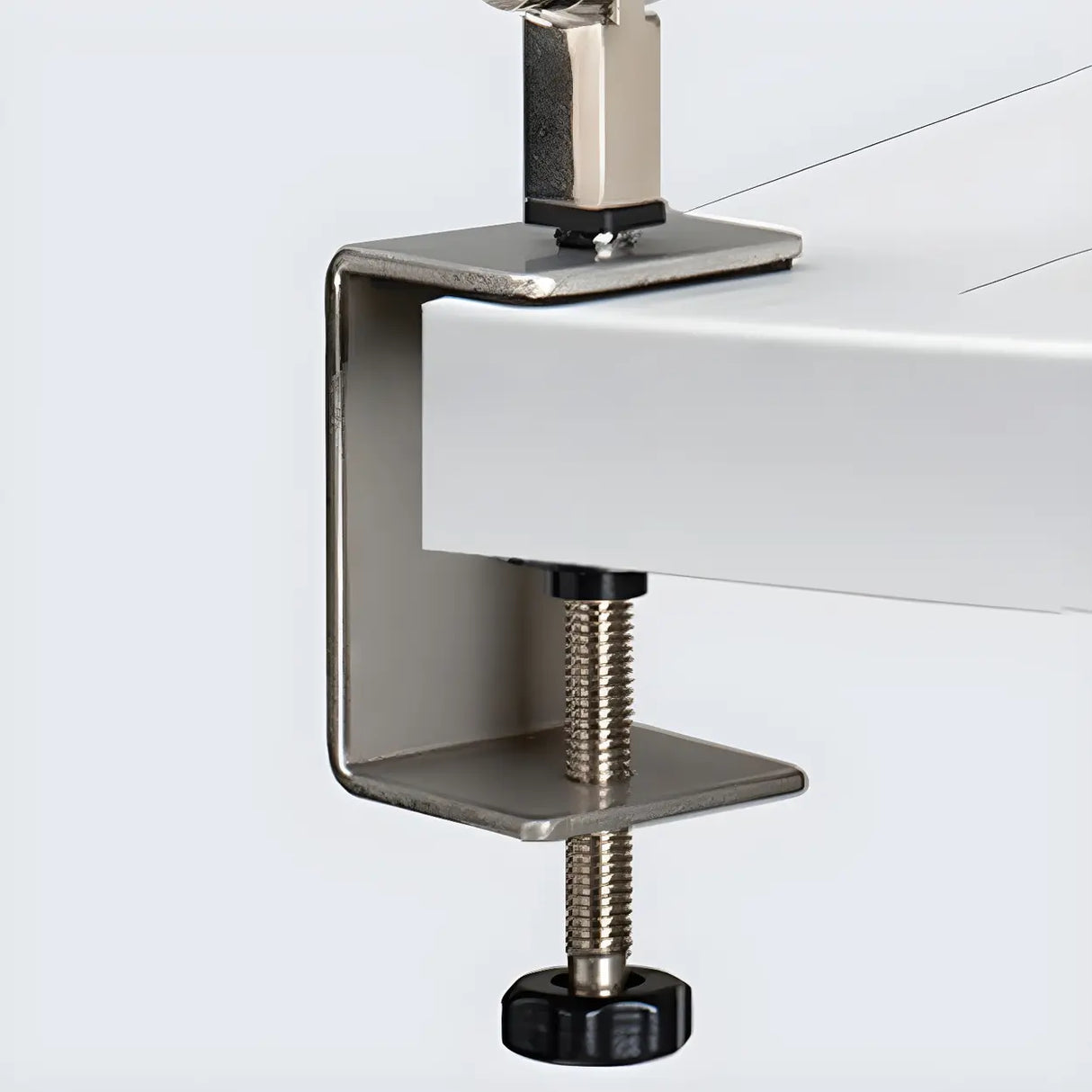 Minimalist Linear LED Metal Arm Office Table Lamp Image - 6