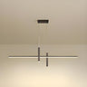 Minimalist Linear LED Metal Island Pendant Light Image - 12