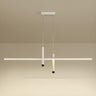 Minimalist Linear LED Metal Island Pendant Light Image - 7