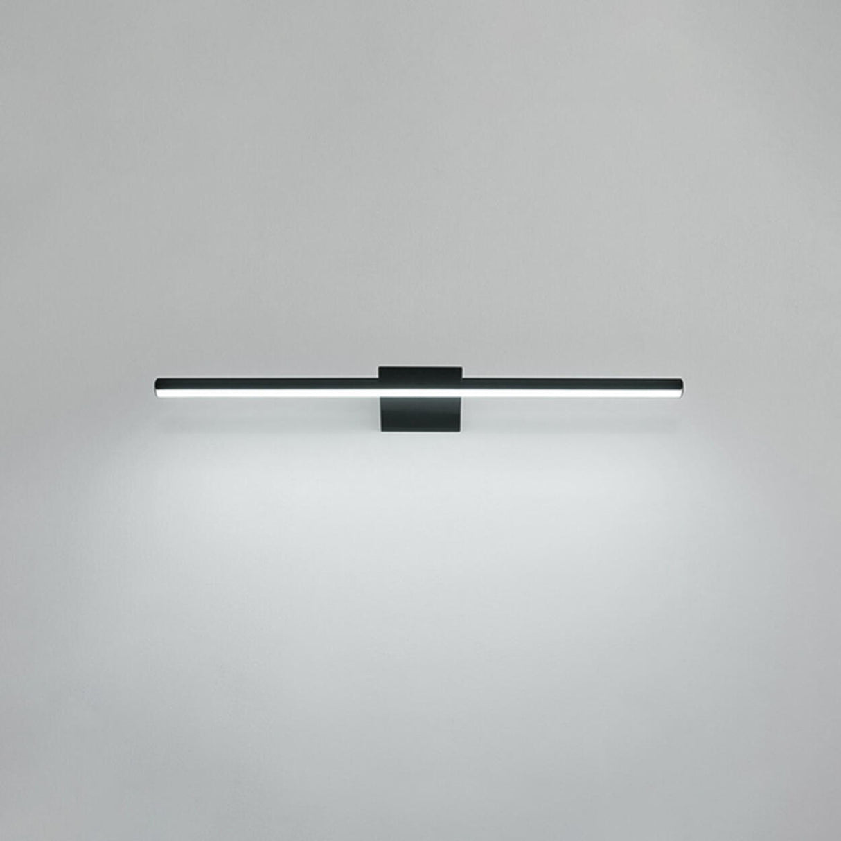 Minimalist Linear Metal LED Vanity Light Fixture Image - 11