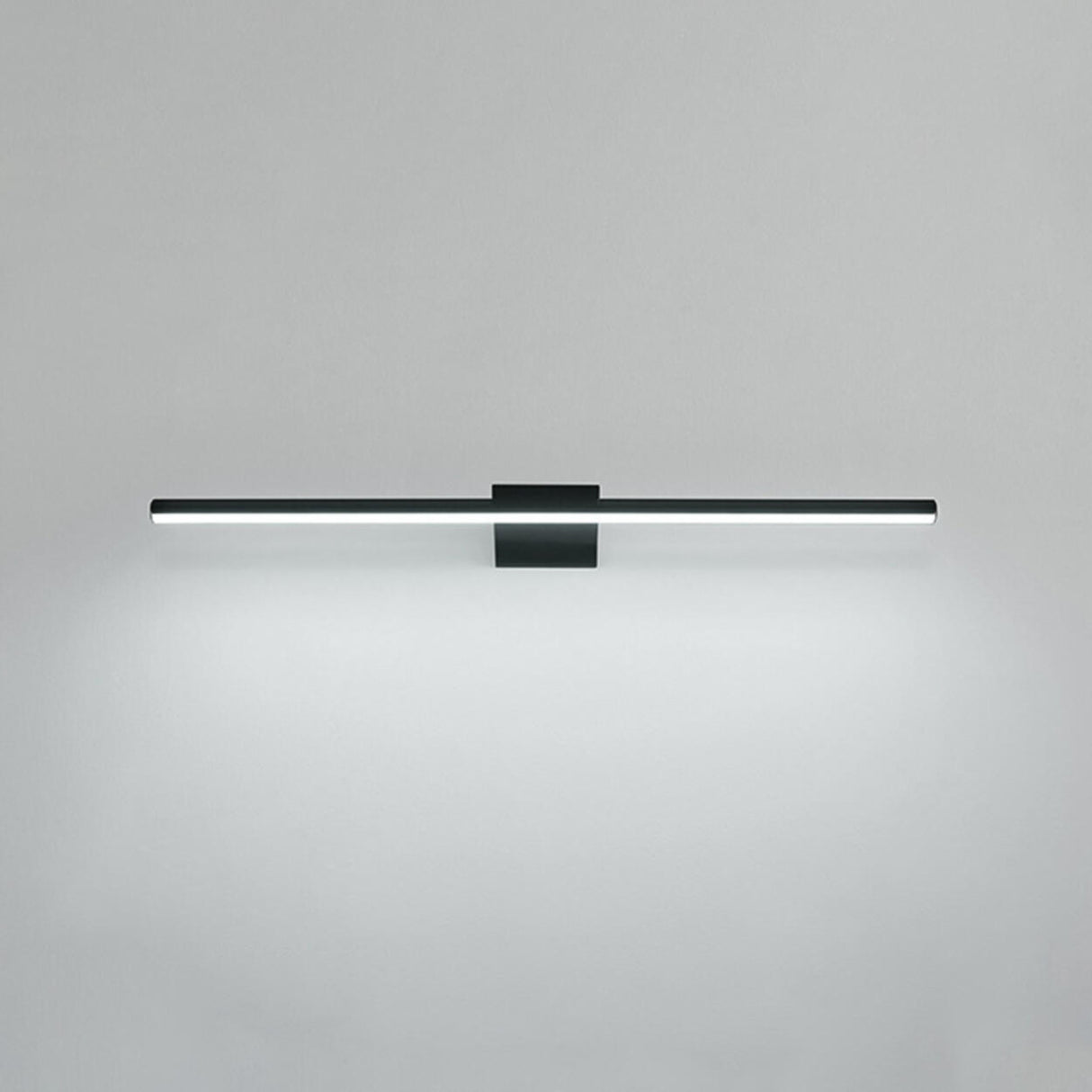 Minimalist Linear Metal LED Vanity Light Fixture Image - 14