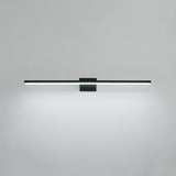 Minimalist Linear Metal LED Vanity Light Fixture Image - 14