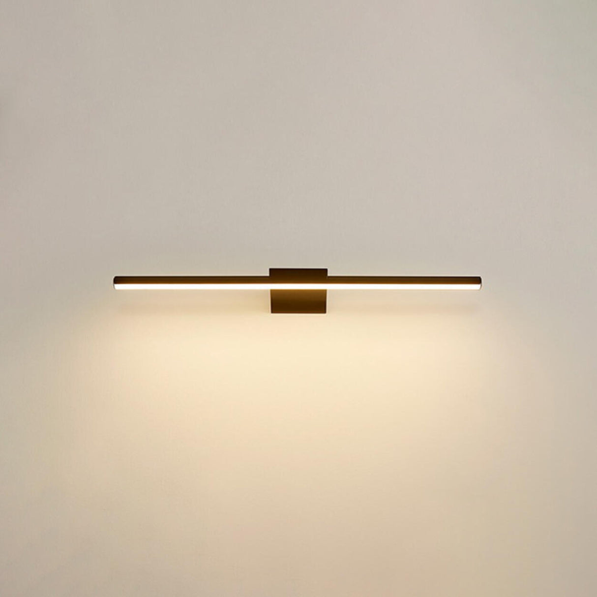 Minimalist Linear Metal LED Vanity Light Fixture Image - 18