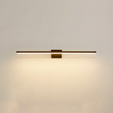 Minimalist Linear Metal LED Vanity Light Fixture Image - 19