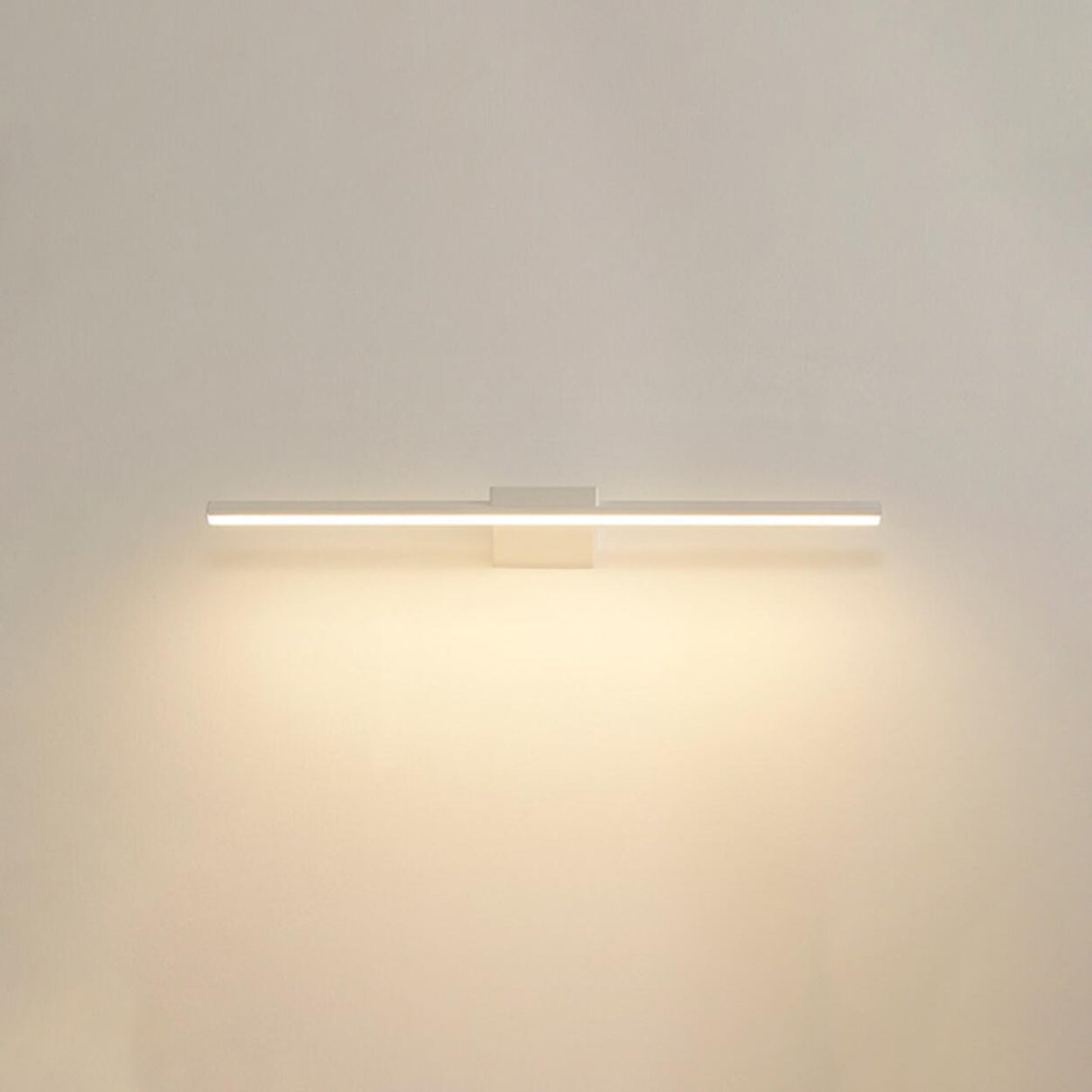 Minimalist Linear Metal LED Vanity Light Fixture Image - 23