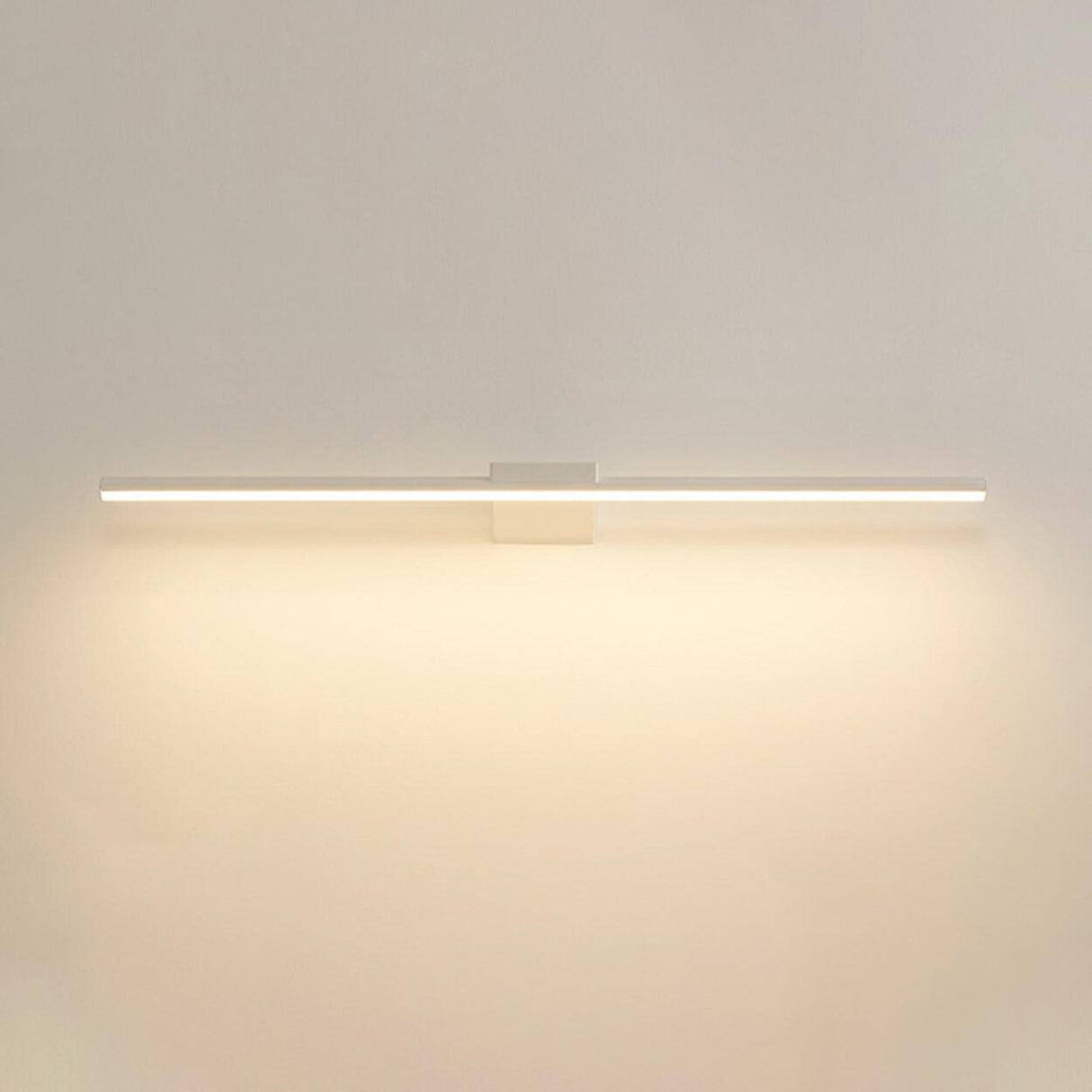 Minimalist Linear Metal LED Vanity Light Fixture Image - 25