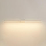 Minimalist Linear Metal LED Vanity Light Fixture Image - 25