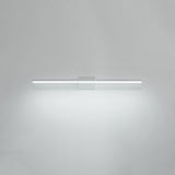 Minimalist Linear Metal LED Vanity Light Fixture Image - 4