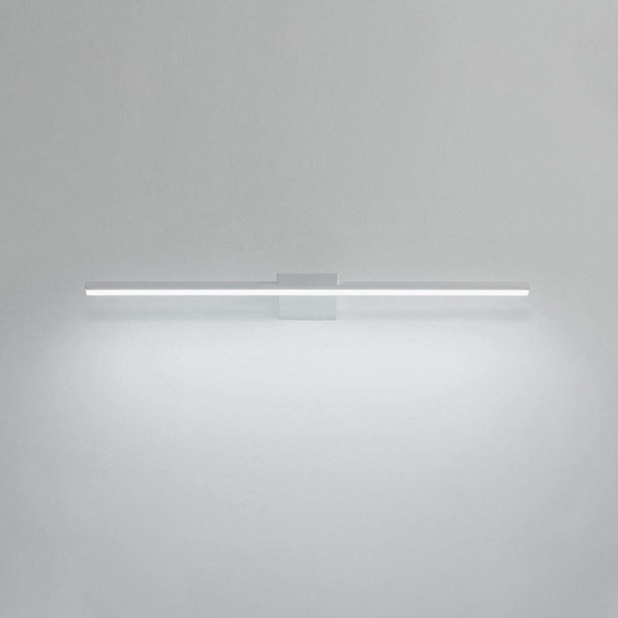 Minimalist Linear Metal LED Vanity Light Fixture Image - 6