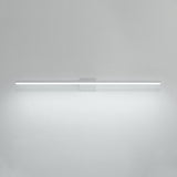 Minimalist Linear Metal LED Vanity Light Fixture Image - 7