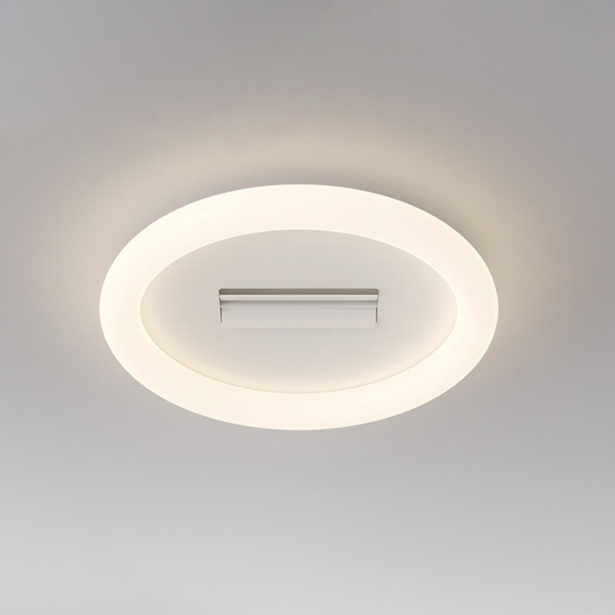 Minimalist Living Room Square Dimming Ceiling Fan Light Image - 14