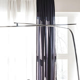 Minimalist Long Linear LED Light Arc Floor Lamp Image - 8