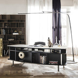 Minimalist Long Linear LED Light Arc Floor Lamp Image - 9