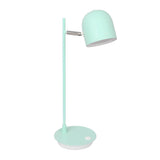 Minimalist Macaron Metal Dome Bedroom Night Table Lamp Image - 2