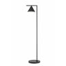 Minimalist Marble Base and Cone Shade Floor Lamp Image - 2