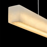 Minimalist Marble Linear Pendant Light Kitchen Island Image - 9