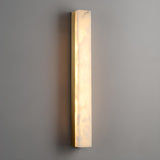 Minimalist Marble Vertical LED Wall Sconce Light Image - 12