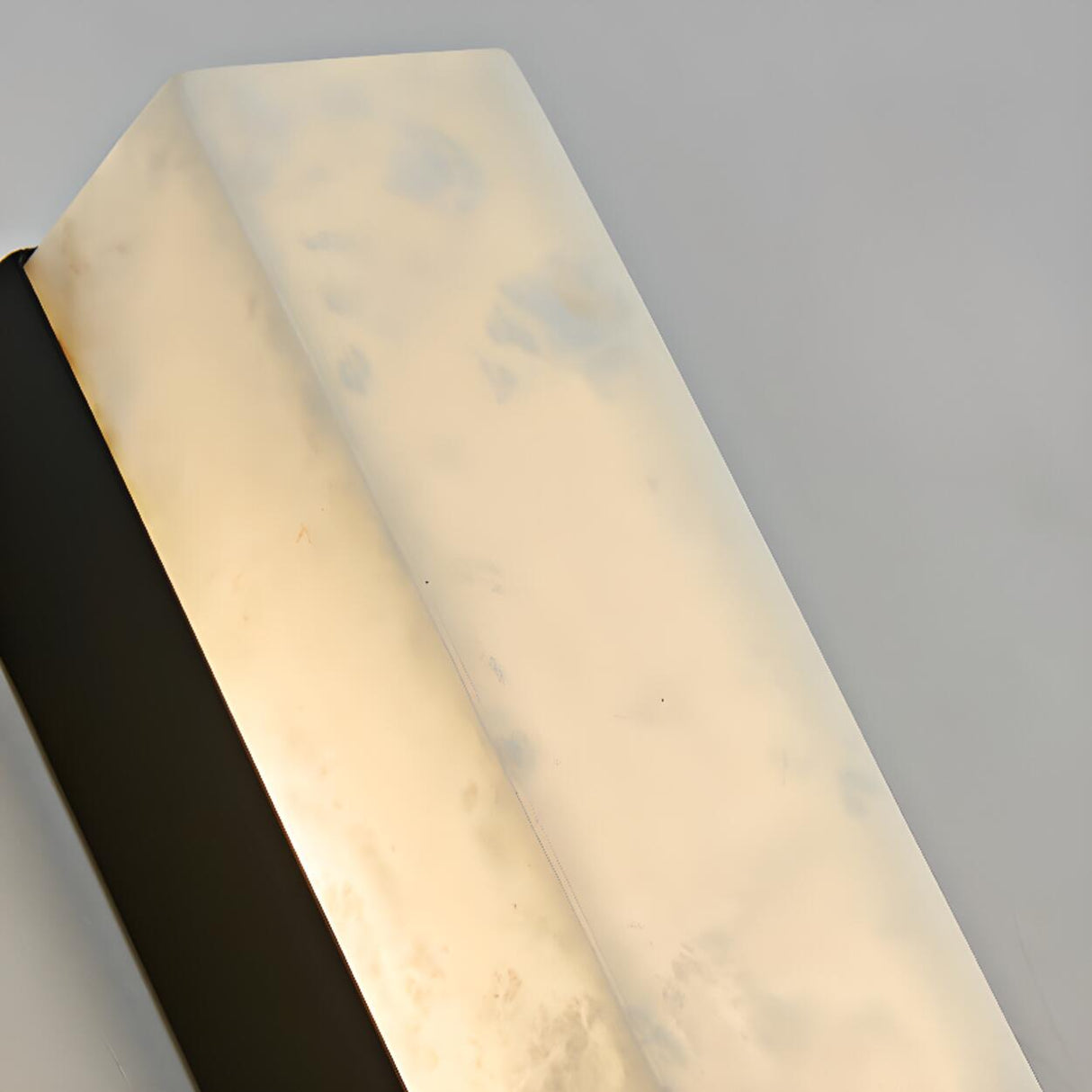 Minimalist Marble Vertical LED Wall Sconce Light Image - 17