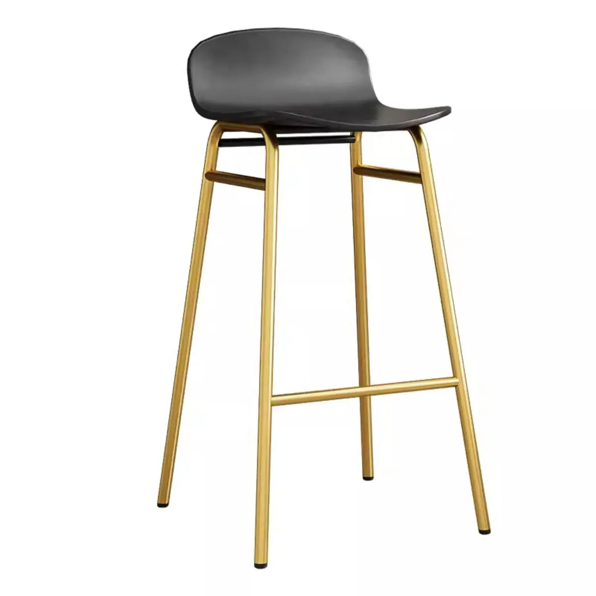 Minimalist Metal Bucket Armless Tall Bistro Bar Stool Image - 11