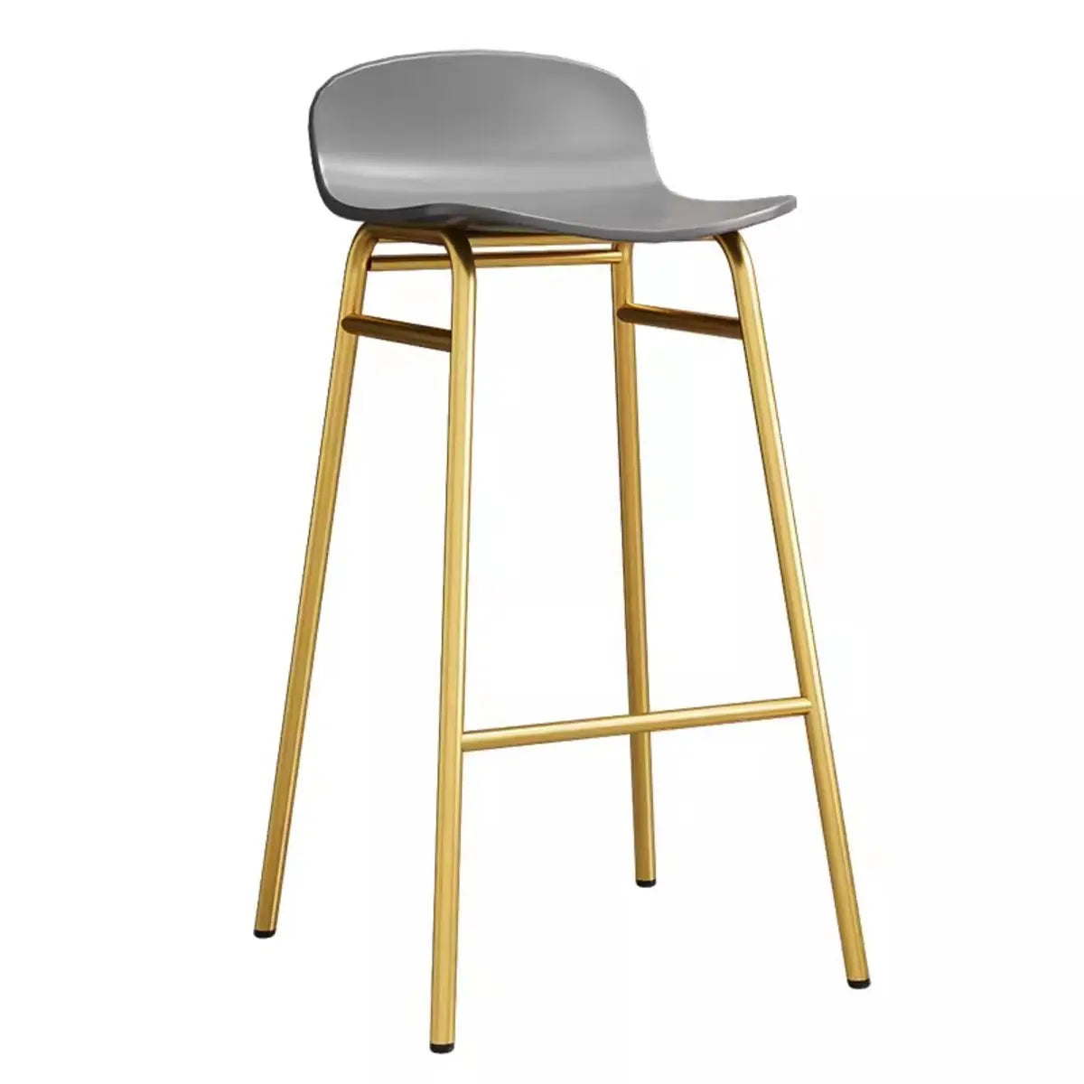 Minimalist Metal Bucket Armless Tall Bistro Bar Stool Image - 15