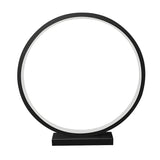 Minimalist Metal Circle Lawn Decor Outdoor Table Lamp Image - 6