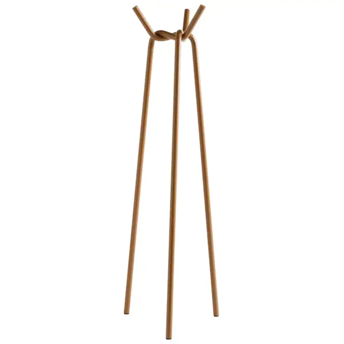 Minimalist Metal Hooks White Tall Functional Coat Rack Image - 2