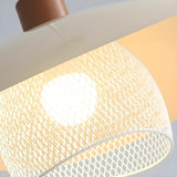 Minimalist Metal Mesh Dome Dining Room Pendant Light Image - 7