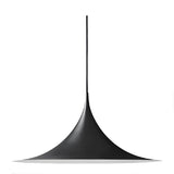 Minimalist Metal White Cone Dining Room Pendant Light Image - 9