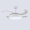 Minimalist Modern 4 Blades Geometric Ceiling Fan Light Image - 6