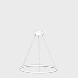 Minimalist Modern Circular Ring LED Pendant Light Image - 12