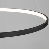 Minimalist Modern Circular Ring LED Pendant Light Image - 19