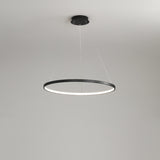 Minimalist Modern Circular Ring LED Pendant Light Image - 23