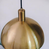 Minimalist Modern Copper Dome Dining Room Pendant Light Image - 8