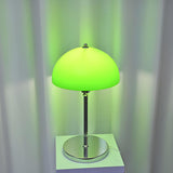 Minimalist Modern Dome Shade Metal Bedside Table Lamp Image - 16