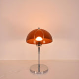 Minimalist Modern Dome Shade Metal Bedside Table Lamp Image - 17