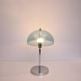 Minimalist Modern Dome Shade Metal Bedside Table Lamp Image - 19