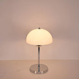 Minimalist Modern Dome Shade Metal Bedside Table Lamp Image - 2