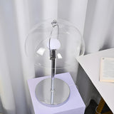 Minimalist Modern Dome Shade Metal Bedside Table Lamp Image - 20