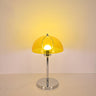 Minimalist Modern Dome Shade Metal Bedside Table Lamp Image - 3