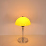 Minimalist Modern Dome Shade Metal Bedside Table Lamp Image - 8