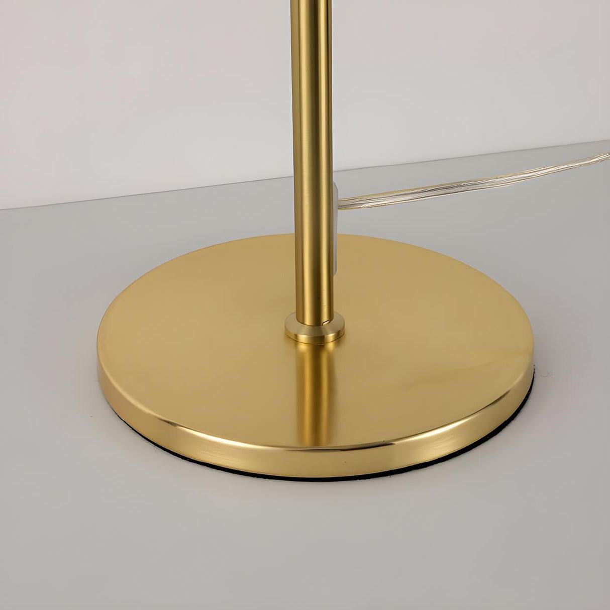 Minimalist Modern Globe Gold Metal LED Floor Lamp Image - 7