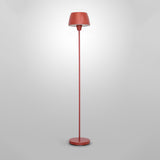 Minimalist Modern Green Barrel Metal Floor Lamp Image - 8